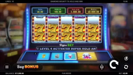 Diamond Bounty 7s Hold & Win slot screenshot 1