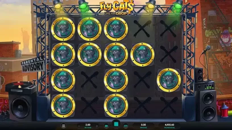 Fly Cats Dream Drop slot screenshot 4