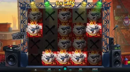 Fly Cats Dream Drop slot screenshot 6