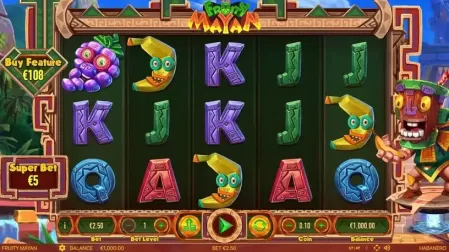 Fruity Mayan slot screenshot 1