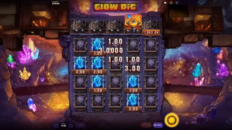 Glow Dig slot screenshot 4
