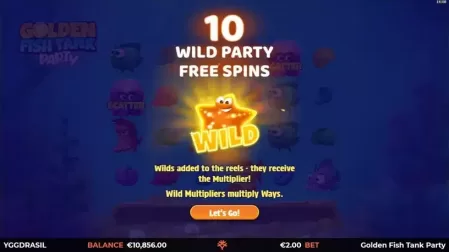 Golden Fish Tank Party slot screenshot 4