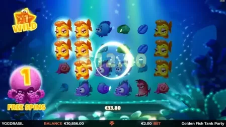 Golden Fish Tank Party slot screenshot 5