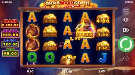 Grab more Gold! slot screenshot 2