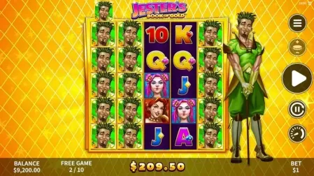 Jester's Book of Gold slot screenshot 4