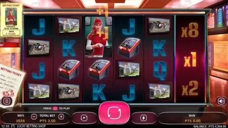 Lucky Betting Shop slot screenshot 2
