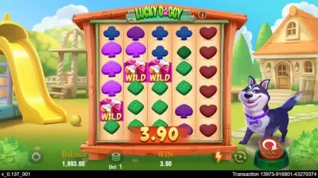 Lucky Doggy slot screenshot 2