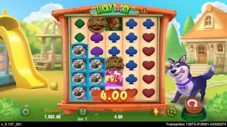 Lucky Doggy slot screenshot 3