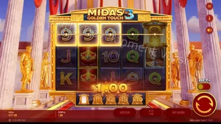 Midas Golden Touch 3 slot screenshot 2