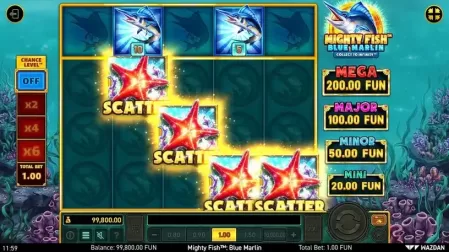 Mighty Fish™: Blue Marlin slot screenshot 2