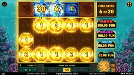 Mighty Fish™: Blue Marlin slot screenshot 4