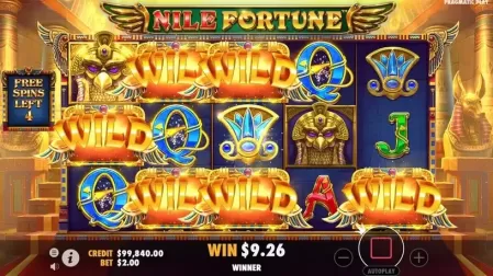 Nile Fortunes slot screenshot 5