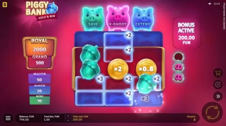 Piggy Bank Hold&Win slot screenshot 3