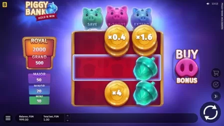 Piggy Bank Hold&Win slot screenshot 1