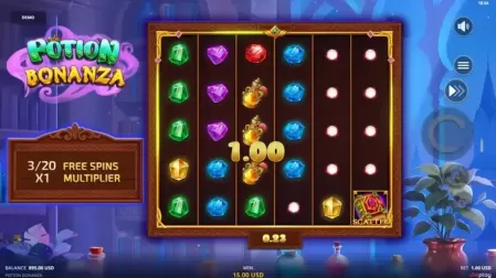 Potion Bonanza slot screenshot 4