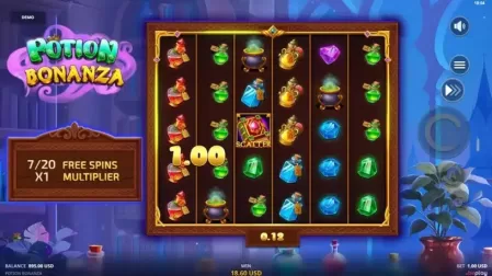 Potion Bonanza slot screenshot 5