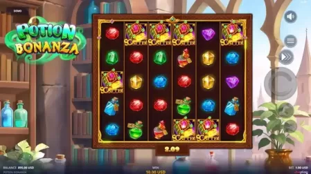Potion Bonanza slot screenshot 2