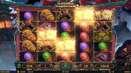 Raiden Shogun slot screenshot 2