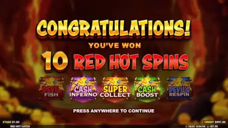 Red Hot Catch slot screenshot 5