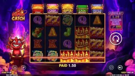 Red Hot Catch slot screenshot 2
