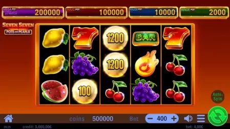 Seven Seven Pots and Pearls slot screenshot 1