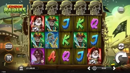 Shadow Raiders MultiMax slot screenshot 1