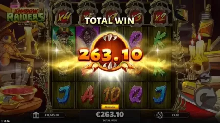 Shadow Raiders MultiMax slot screenshot 7