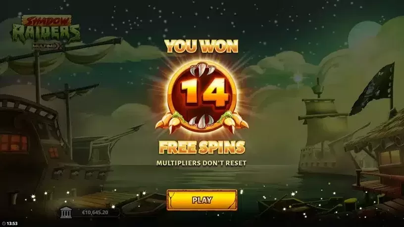 Shadow Raiders MultiMax slot screenshot 4