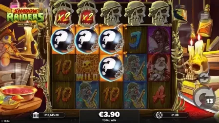 Shadow Raiders MultiMax slot screenshot 5