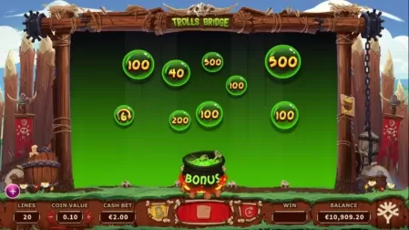 Trolls Bridge slot screenshot 3