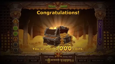 Trolls Bridge slot screenshot 9