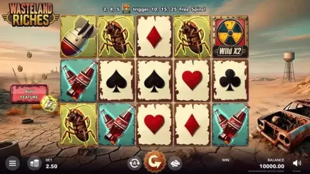 Wasteland Riches slot screenshot 1