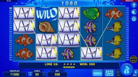 Wild Shark Bonus Buy slot screenshot 3