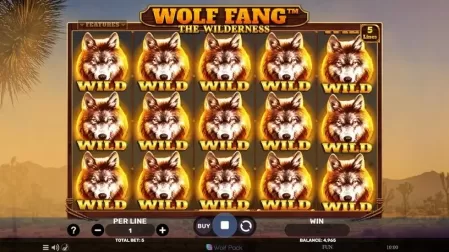 Wolf Fang The Wilderness slot screenshot 5