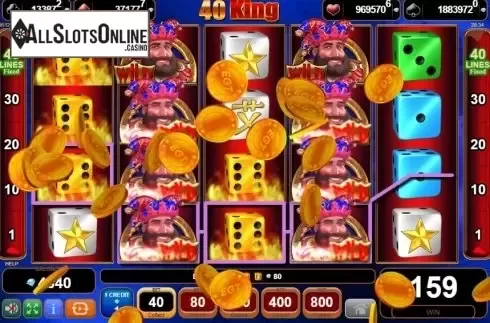 Win screen 1. 40 King from EGT