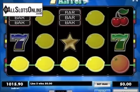 Win screen. 7 Mirrors from Tom Horn Gaming