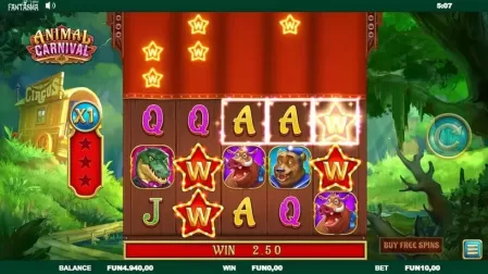 Animal Carnival slot screenshot 2