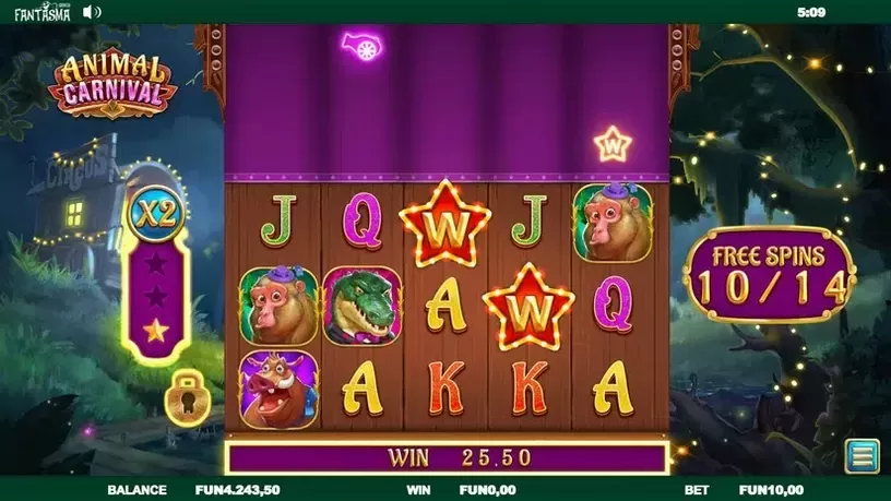 Animal Carnival slot screenshot 6