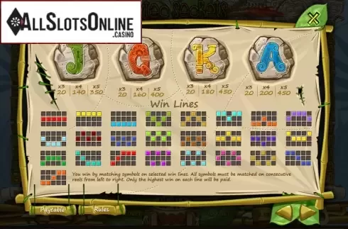 Screen3. Aztec Secrets from 1X2gaming