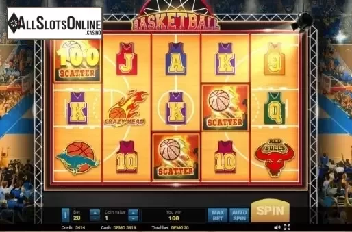 Scatter screen. Basketball from Evoplay Entertainment