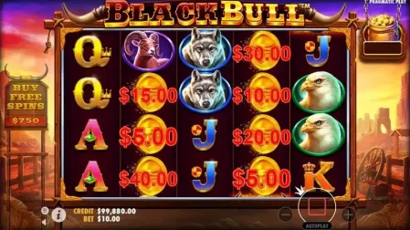 Black Bull slot screenshot 2