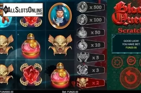 Game workflow 3. Blood Queen Scratch from IronDog