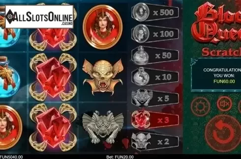 Game workflow . Blood Queen Scratch from IronDog
