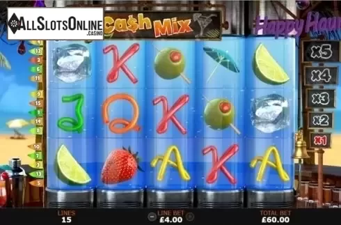 Game Workflow screen . Cash Mix from SUNFOX Games