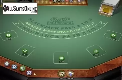 Game Screen 1. Classic Blackjack MH Gold from Microgaming