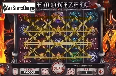 Reels screen. Demonized from X Card