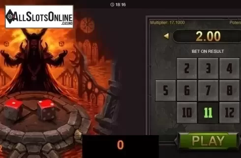 Game Screen. Diabolic Throw from Betixon