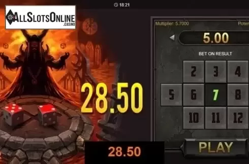 Win Screen. Diabolic Throw from Betixon