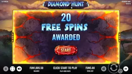 Diamond Hunt slot screenshot 3