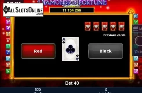 Double Up. Diamonds of Fortune from Greentube
